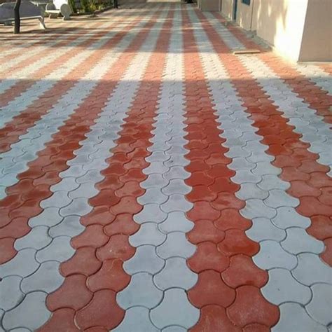 Concrete Red,Gray 80mm Landscaping Paver Block, Rs 11.50 /piece | ID: 23055072773