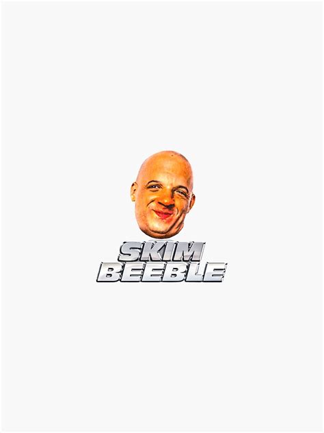 "Skim beeble cuhh" Sticker for Sale by Hoonitruck5053 | Redbubble