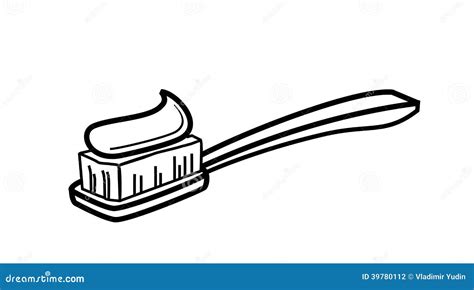 Toothbrush icon stock vector. Illustration of toothpaste - 39780112