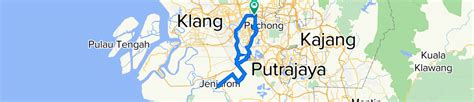 Subang Rimbayu Jenjarom Puchong Subang - Cycling Route - 🚲 Bikemap