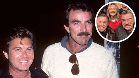 Tom Selleck and Larry Manetti have mini 'Magnum P.I.' reunion on set of ...