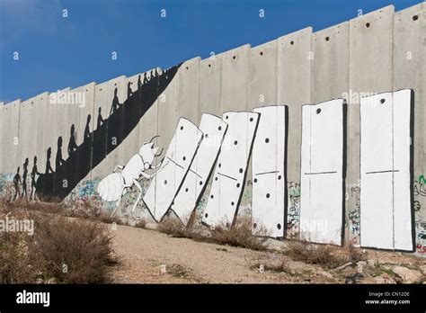 the separation wall in Bethlehem, Palestine Stock Photo - Alamy