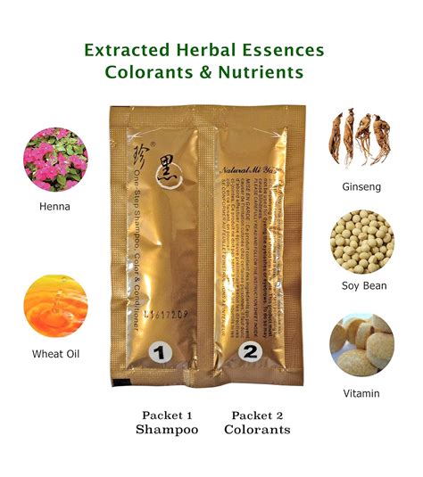 Buy Natural Mi Ya Hair Color, Herbal Hair Dye & Hair Nutritions by Extracted Ginseng,Henna Hair ...