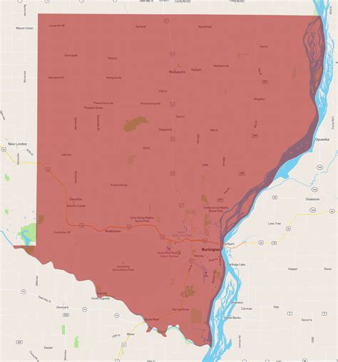 Iowa Des Moines County - AtlasBig.com