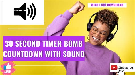 30 Second Timer Bomb Countdown With Sound - YouTube