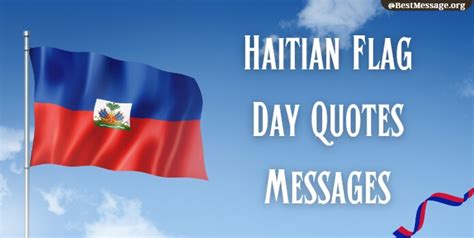 Haitian Flag Day Messages and Quotes – Sample Messages