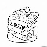 Cute Brownie With Sprinkles Coloring Page 46814 37008 sketch template