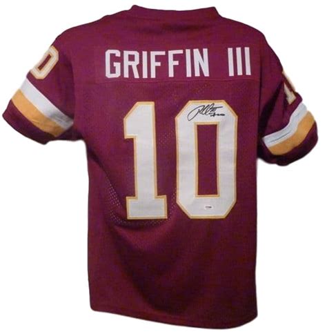 ROBERT GRIFFIN III RG3 AUTOGRAPHED/SIGNED WASHINGTON REDSKINS RED SIZE XL JERSEY | eBay