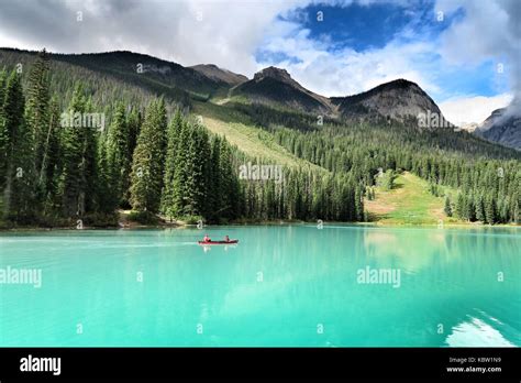 Emerald Lake in Yoho National Park, Canada Stock Photo - Alamy