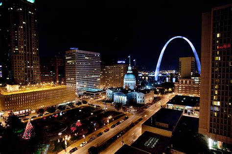 Gateway Arch St Louis Night Photograph by John Magyar Photography - Pixels