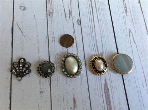 Set of 5 embellishments. from customcardsbysarah on Etsy Studio