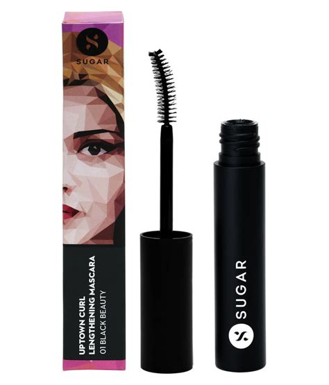 Sugar Cosmetics Uptown Curl Lengthening Mascara 01 Black Beauty (Black) 5 gm: Buy Sugar ...