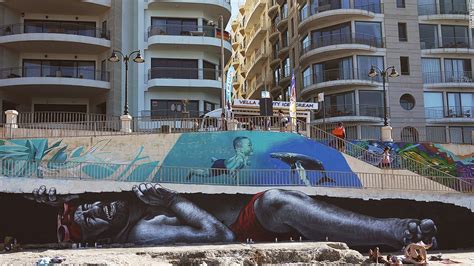 What's the secret behind these eye-popping street art illusions?