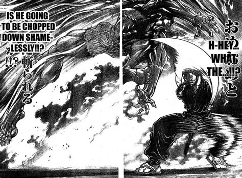 Musashi Miyamoto VS Pickle: Highlights Manga: Baki dou chapter 117-119 ...