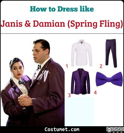 Janis Ian & Damian (Mean Girls) Costume for Cosplay & Halloween