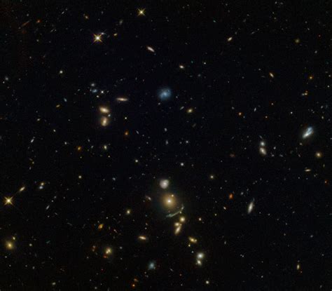 Hubble Telescope Views The Brightest Cluster Galaxy