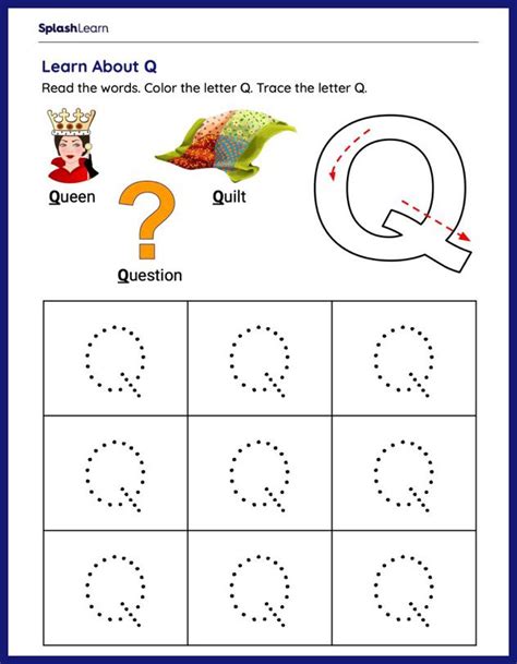 Worksheet For Letter Q - Worksheets For Kindergarten