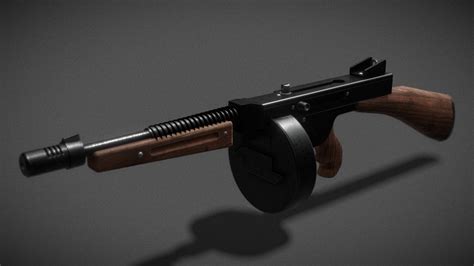 Thompson Submachine gun - Download Free 3D model by McManus Media (@mcmanusmedia) [e118cf3 ...