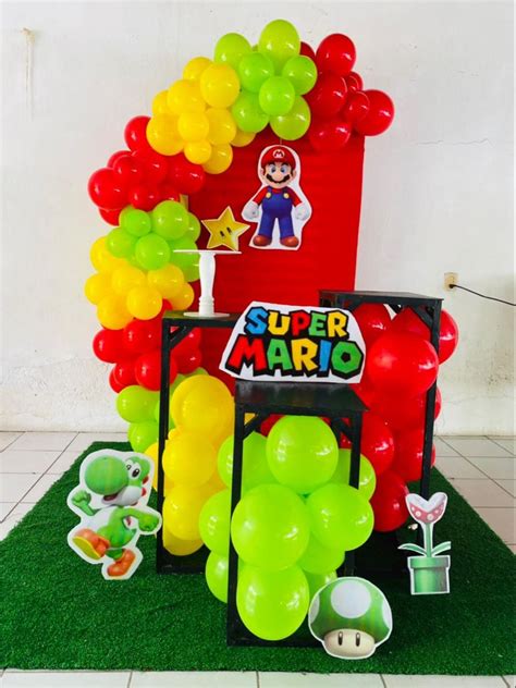 Super Mario Birthday Party, Mario Party, 4th Birthday, Party Themes, Carolina, Baby Shower ...