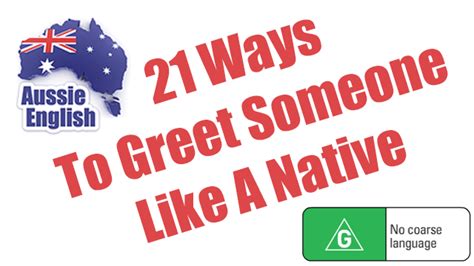 21 ways to greet someone like a native - Aussie English