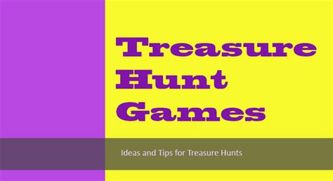 Treasure Hunt Game