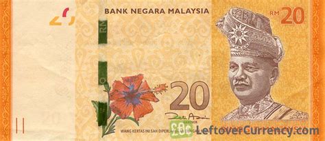 20 Malaysian Ringgit note (4th series) - Exchange yours for cash today