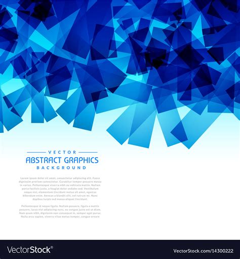 Abstract blue shapes background graphic Royalty Free Vector