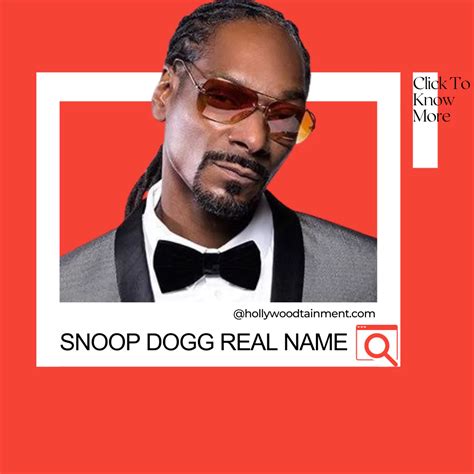 Snoop Dogg Real Name: The Man With Many Names