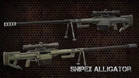 3D model Sniper Rifle Snipex Alligator VR / AR / low-poly rigged | CGTrader