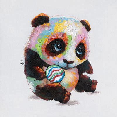 Few things are more adorable than this sweet little panda. This acrylic ...