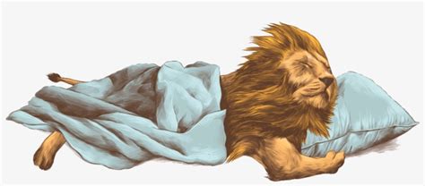 Lion Png - Lion Sleeping Cartoon - Free Transparent PNG Download - PNGkey