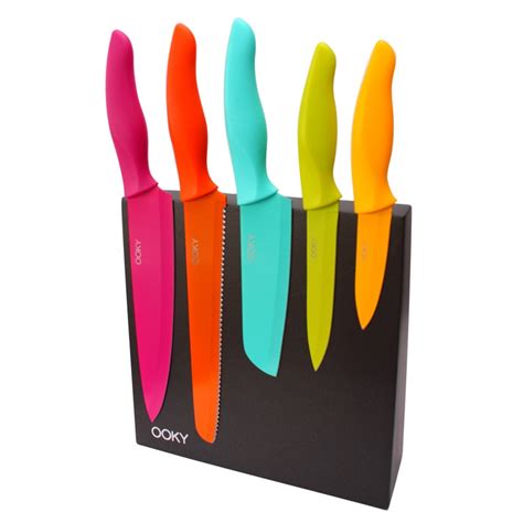 Rainbow Knives Set Of 5 - OOKY | Rainbow knife set, Colorful knife set, Rainbow knife