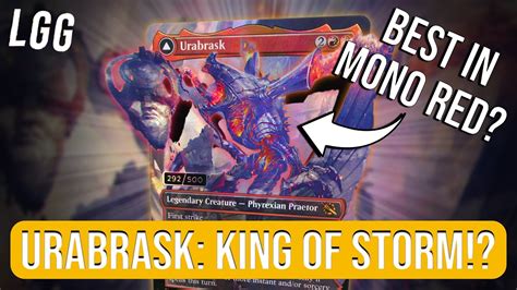 THE BEST URABRASK EVER PRINTED: Mono Red Storm! | Livestream Deck Tech ...