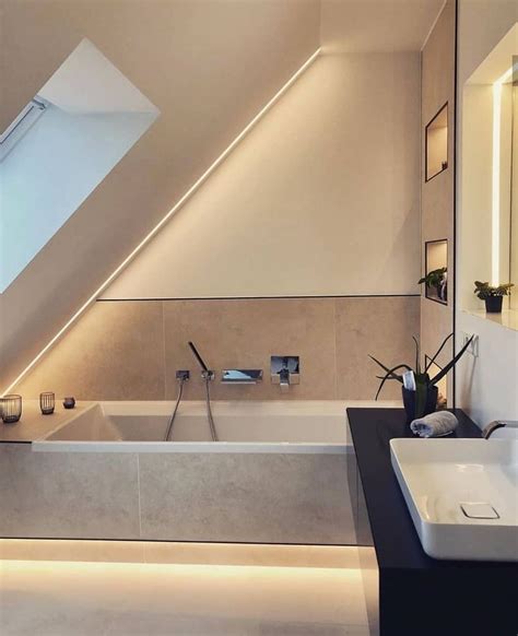 50 Attic Bathrooms to Inspire Your Next Renovation | Bathroom design, Small attic bathroom, Loft ...