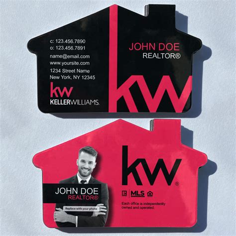 House Shaped Business Cards Templates | Design Your Own House Shaped Business Card Online