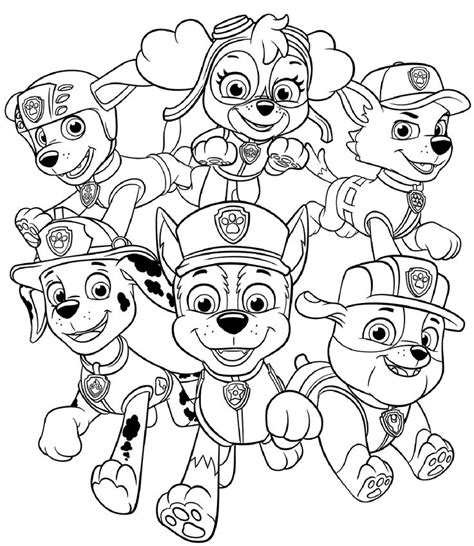 MARSHALL | Paw patrol coloring pages, Paw patrol coloring, Paw patrol printables