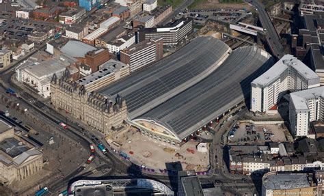 Liverpool Lime Street railway station aerial photograph | aerial photographs of Great Britain by ...