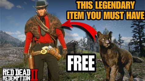 THE LEGENDARY PANTHER RARE ITEM IN RDR2| MASTER HUNTER 10| PANTHER CLOAK @rhood2630 @MrBossFTW ...