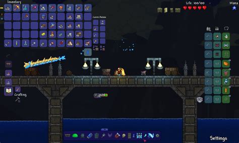 A stone bridge : r/Terraria