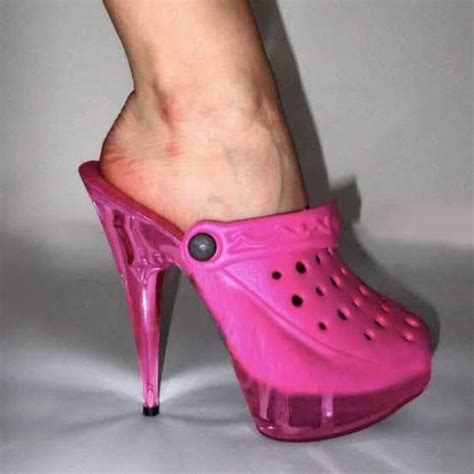 High Heel Crocs - Funny - Faxo