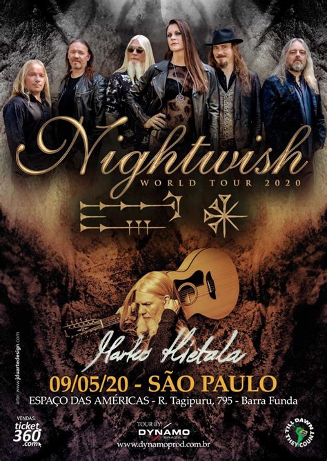 Nightwish - Tour 2020 - 09/05/2020 - São Paulo - Espaço Das Américas - Brazil