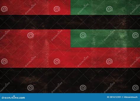 Abstract Background in the Colors of the Pan-African Flag Stock ...