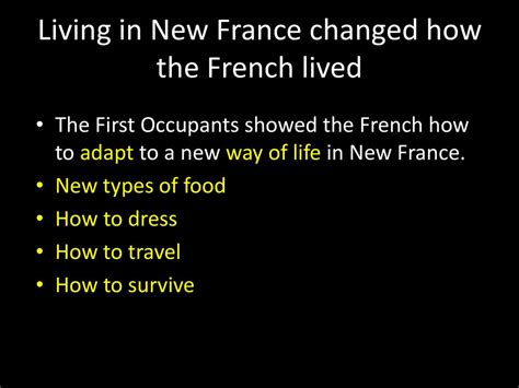 Culture in New France. - ppt download