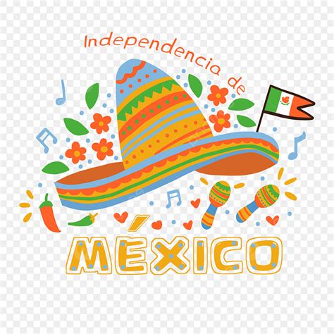 Caricatura Día De La Independencia De México PNG ,dibujos Sombrero, Mexico, Día De La ...