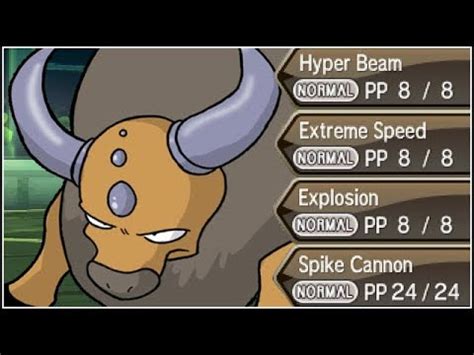 FULL NORMAL TYPE POKEMON MOVES ONLY TEAM! - YouTube