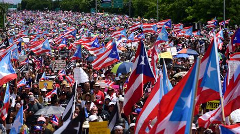 ‘The People Can’t Take It Anymore’: Puerto Rico Erupts in a Day of Protests - The New York Times