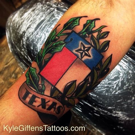 Little Pricks Tattoo Studio | Texas flag tattoo by Kyle Giffen at ...