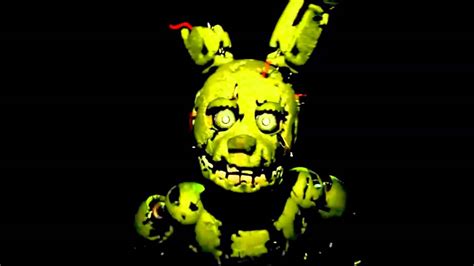 FNAF 3 Springtrap jumpscare slow and fast motion 60fps - YouTube