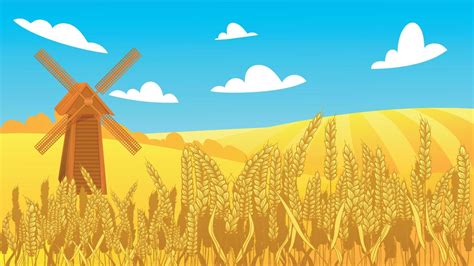 Wheat Field Vector Art, Icons, and Graphics for Free Download