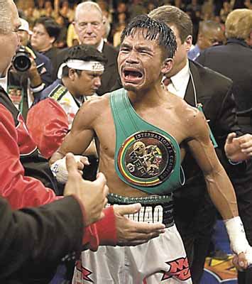 Manny Pacquiao Cries On National TV After Knockout Loss To Marquez - Information Nigeria